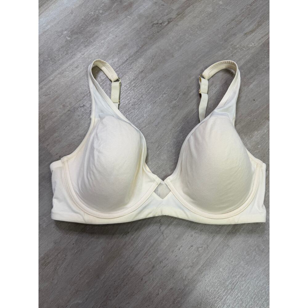 ThirdLove 24/7 Cotton Plunge Bra Beige Size 38C